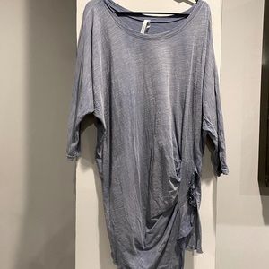 Oversized blue tunic